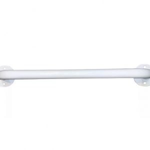 1200004-Agarradera baño discapacitado 55 cm metálica blanca para seguridad