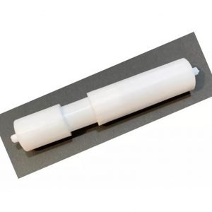 a-1160372-Repuesto portarrollo papel baño ajustable pvc blanco con resorte