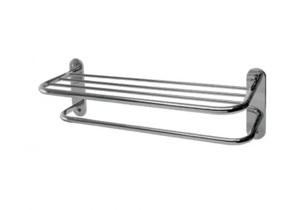 a-1180108-Repisa toallero cromada baño en metal, accesorio para baño