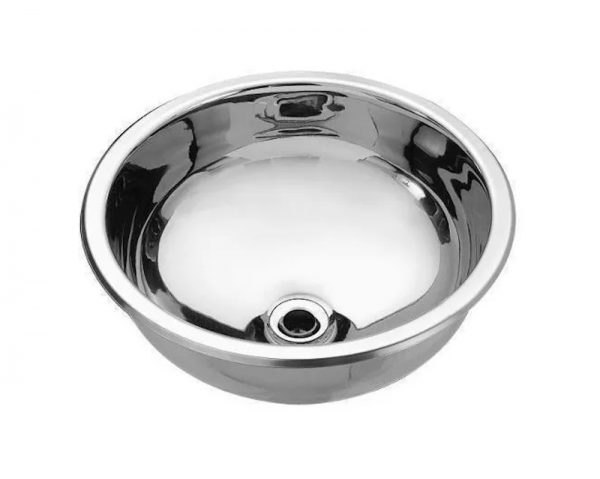 a-2202002-Bacha Redonda Johnson Baño acero O340L de 30x13.5 encastrable