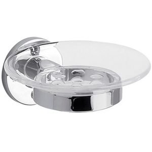 a-3080358-Jabonera Baño FV Arizona 168/B1 cromado y plato transparente
