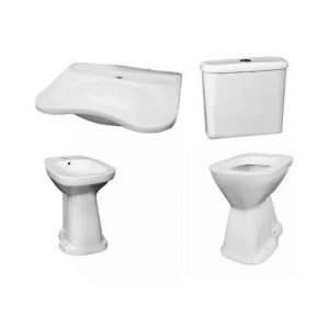 a-7000294-Combo baño discapacitados Cordenons con inodoro alto, mochila y lavatorio blanco