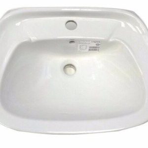 Pileta lavatorio baño 54x41 Capea Roca Italiana 1 agujero