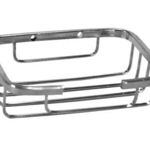 Jabonera Rejilla Baño Ducha Daccord 11x8.5x3 cm metalica cromada modelo Acc0imp 71 01, incluye los elementos de fijacion a la pared