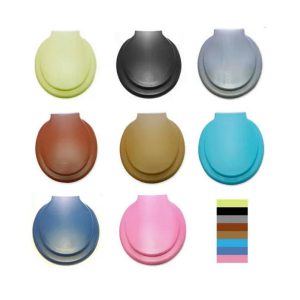 Tapa Asiento Para Inodoro Universal Monkoto Pvc 8 Colores, largo x ancho