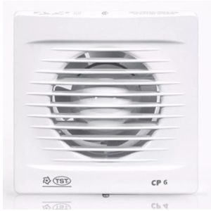 Extractor ventilación TST baño 15 cm CP6 en ABS blanco, con motor 39w/220v