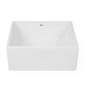 1532108-Bacha Lavatorio Roca Optica Square 35x13 cm porcelana blanca