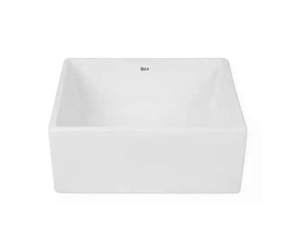 1532108-Bacha Lavatorio Roca Optica Square 35x13 cm porcelana blanca