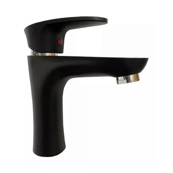 Grifería Lavatorio Monocomando Doha Negra Mozart, modelo 7261