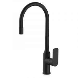 1080058-Grifo Cocina Monocomando Negra Vasser Agatha 25-2302 Black